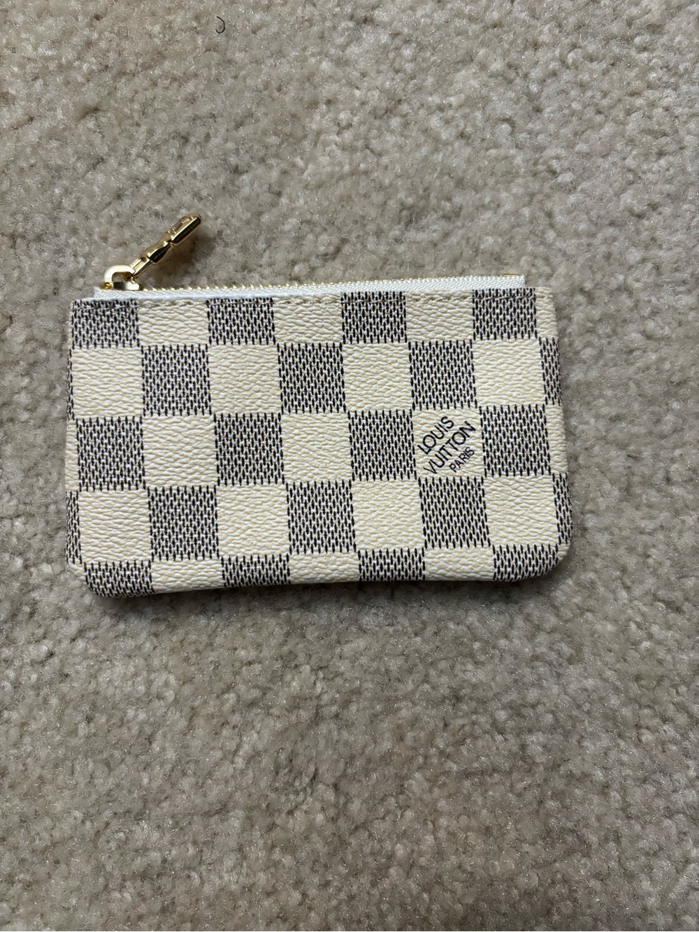 Damier Azur Canvas Zippy Coin Pouch - White/Blue